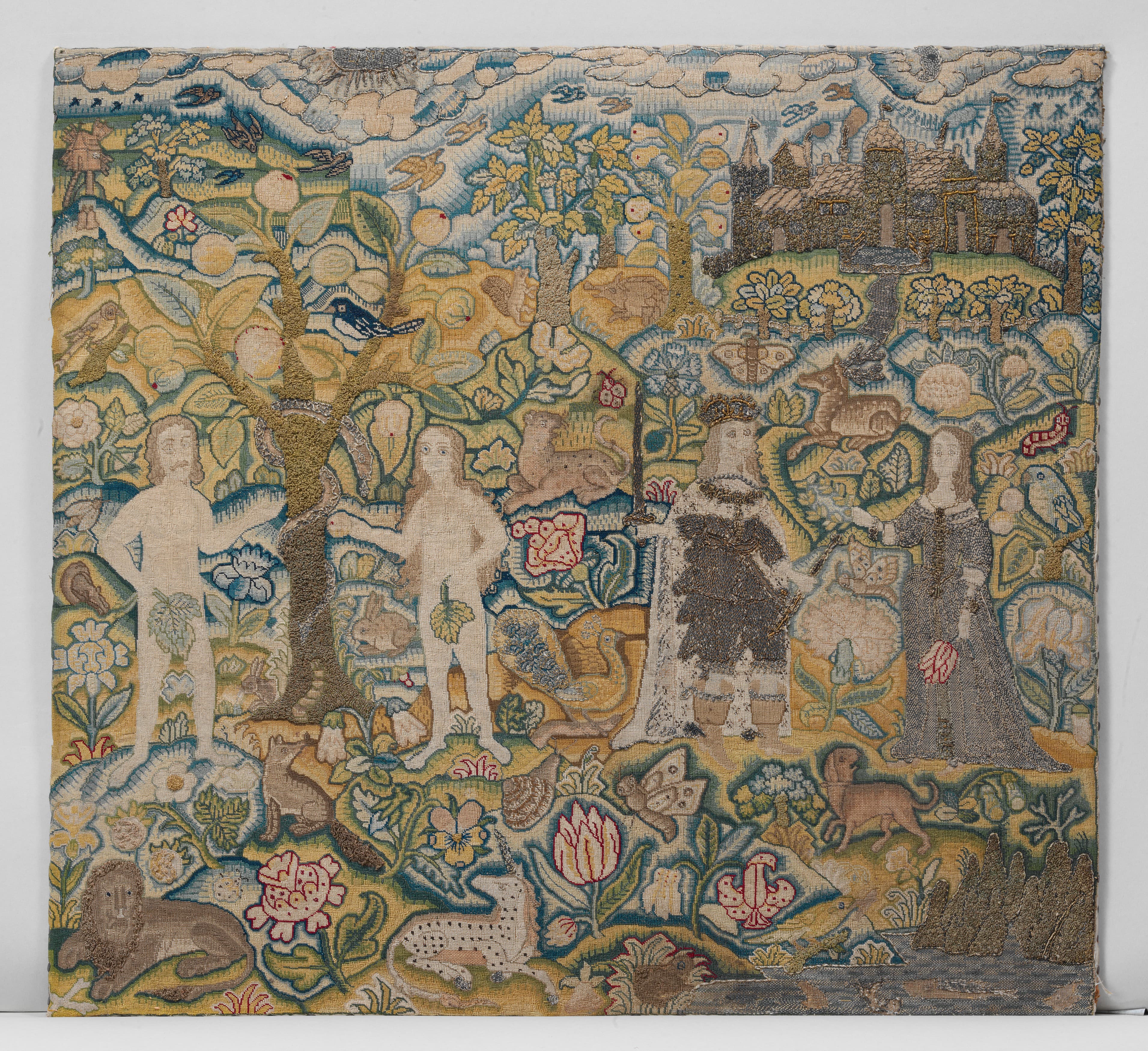 Adam and Eve with Charles I and Henrietta Maria