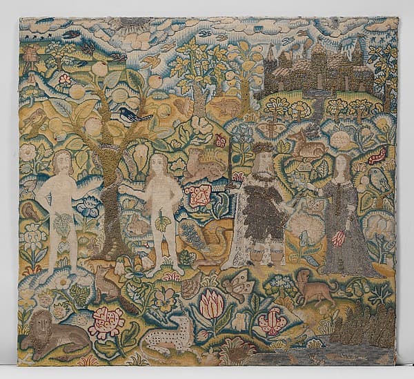 Adam and Eve with Charles I and Henrietta Maria